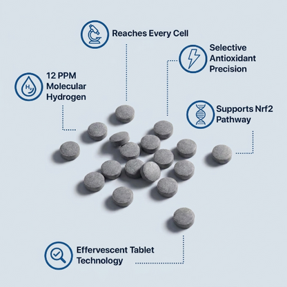 Molecular Hydrogen Tablets (12PPM Verified)