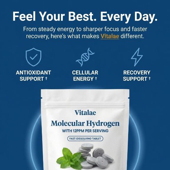 Molecular Hydrogen Tablets (12PPM Verified)