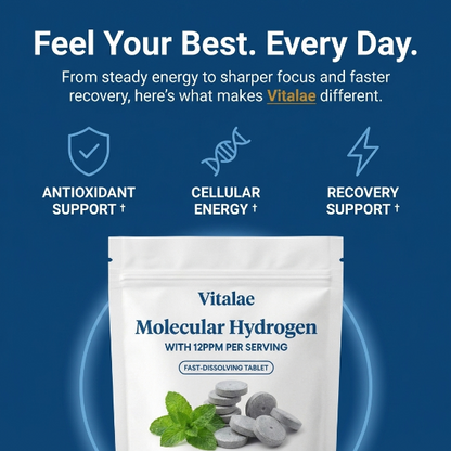 Molecular Hydrogen Tablets (12PPM Verified)
